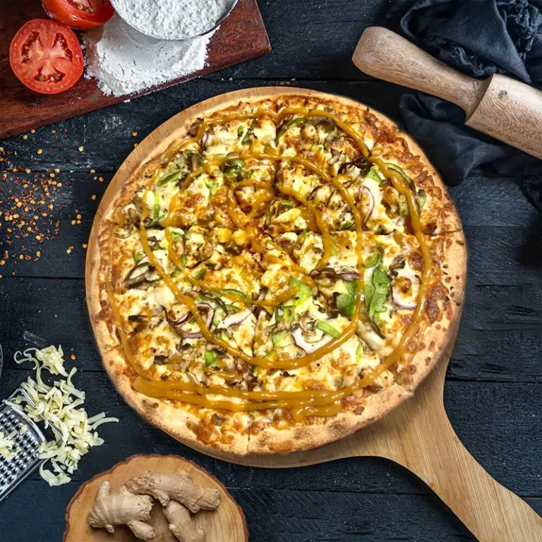 Satay Chicken Pizza