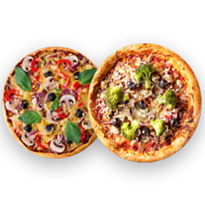 2 Large Pizzas
