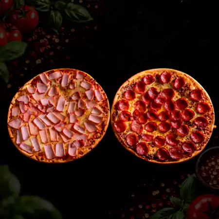 2 LARGE PIZZAS